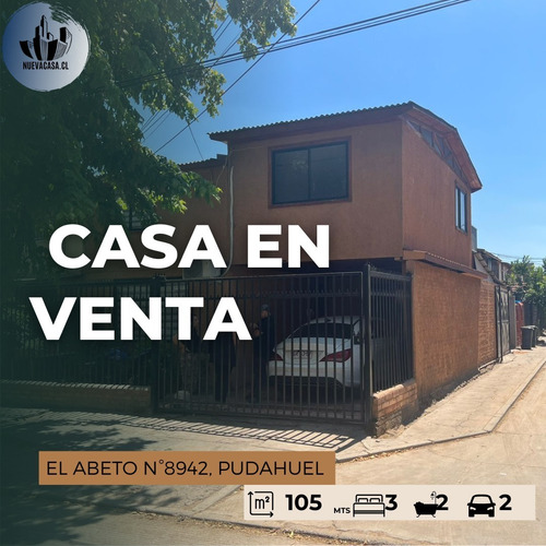 Hermosa Casa En Venta En Pudahuel 