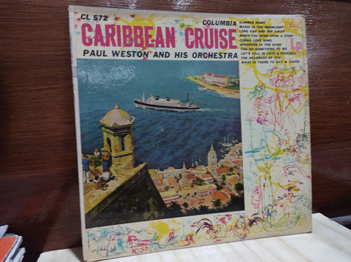 Paul Weston And His Orchestra Caribbean Cruise Vinyl Lp