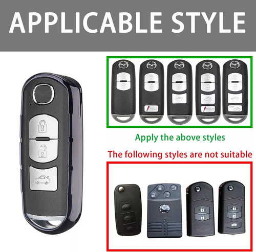Funda Protectora De Llave Para Mx5 Cx-3 Mazda 3 6