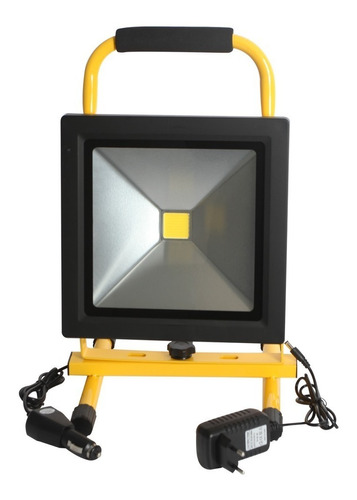 Proyector Reflector Led Apto Exterior A Bat Recargable - 20w