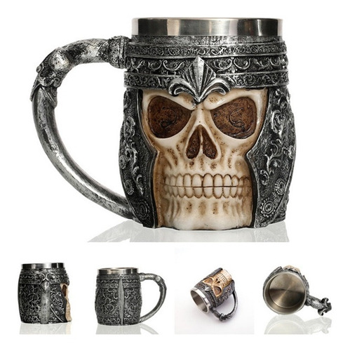 Imagen 4 de 5 de Taza Caballero Gótica Medieval