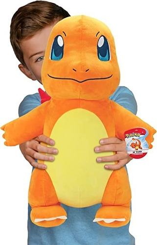 Charmander Pokémon Peluche Original Gigante Tamaño Real Plus