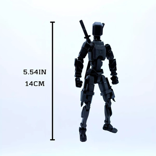 Ll Figura Acción Dummy13 Impresa En 3d 5.54 Pulgadas
