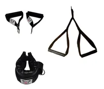 Comprar Combo Agarres Para Polea Mbox Tríceps Bíceps Pecho 100 Kg 