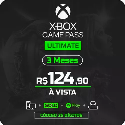 Xbox Game Pass 3 meses