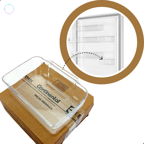 Prateleira Porta 1/3 Geladeira Dm84x Db83 Db84 Ib52 Original