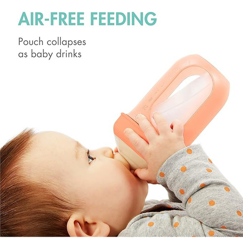 Set De 3 Biberones Boon Nursh Anticólicos 8 Oz Multicolor Varios