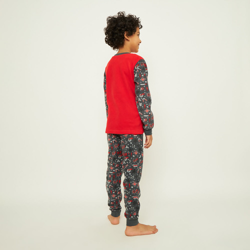 Pijama Niño Largo Micropolar Palmers 87238gro