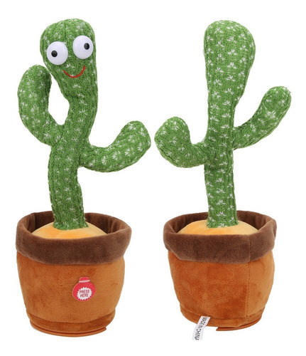 Imagen 3 de 6 de Cactus Bailarín Musical Repite Palabras Juguete