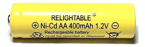 400mah Aa Nicd 1.2v Rechargeable Batteries Garden Solar...