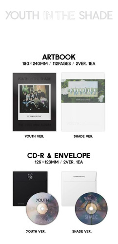 Zero Base One Oficial Youth In The Shade Ver. Shade (blanco)