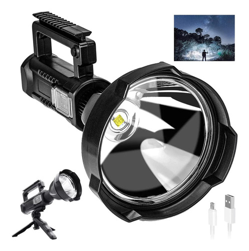 Mox Linterna Led Holofote De Largo Alcance 600 M Usb