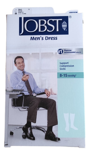 Medias De Compresión Jobst Men's Dress 8-15 Mmhg Rodilla 