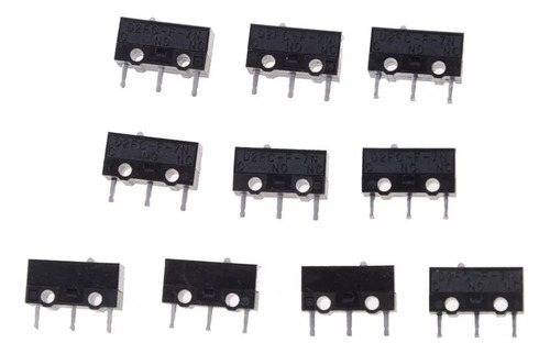 Paquete 10 Piezas Micro Switch Para Mouse Multiples Marcas