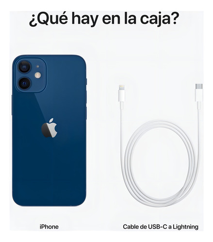 iPhone 12 mini 128 GB azul - Excelente (Reacondicionado)