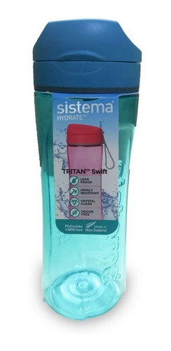 Botella Ecológica Resistente Antiderrame Agua 800 Ml 