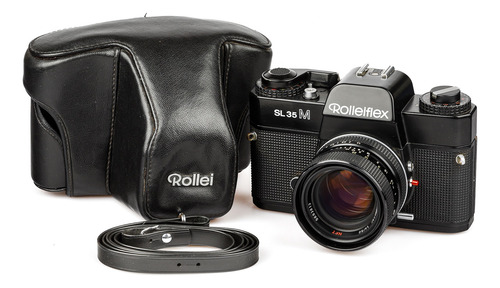 Camara Rollei Sl 35m Planar Hft 50mm 1.4 Con Estuche Negro (Usado)