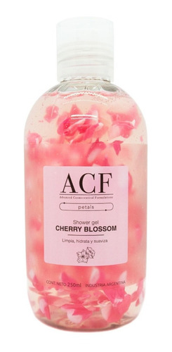 Acf Petals Shower Gel Ducha Hidratante Vegano Cherry 250ml