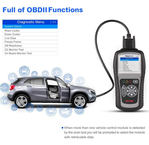 Autel Maxilink Ml519 Obd2 Code Reader Igual Con Autolink Al5