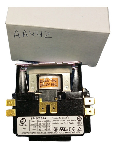 Contactor Shihlin Electric 2 Polos 40amp 208-240v