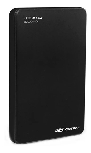 Gaveta/case Hd/ssd 2.5  Usb 3.0 Preto Ch-300bk C3 Tech