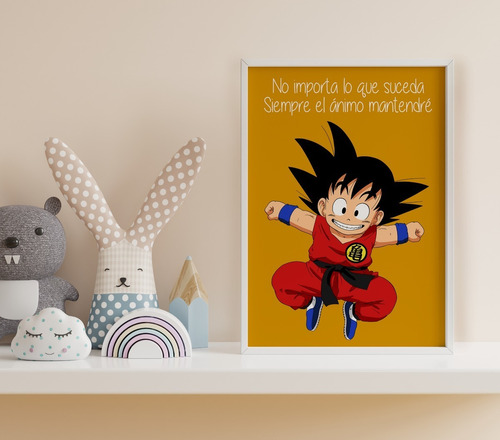 Cuadro De Dragon Ball Para Niños 33x43cm Imprimetuposter