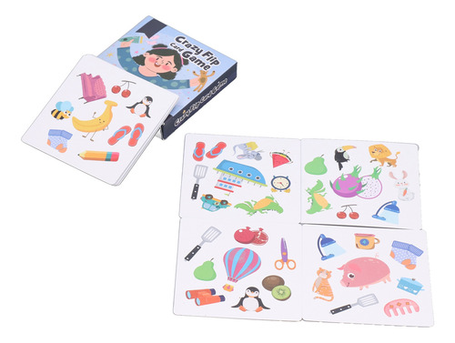 Crazy Flip Card Game Matching Games Family Board Early