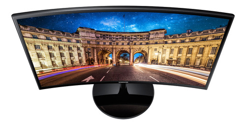 Imagen 2 de 8 de Monitor gamer curvo Samsung F390 Series C24F390FH led 24" black high glossy 100V/240V