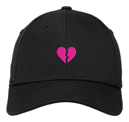 Gorro Gorra Cap Trap Corazón Roto Fluo Rosa