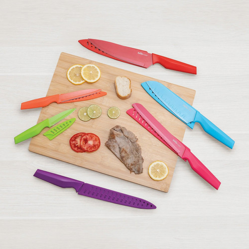 Juego De 6 Cuchillos Con Funda Kit Cook Pro Betterware