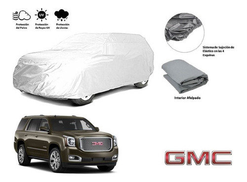 Cubierta Funda Cubreauto Afelpada Gmc Yukon 2016