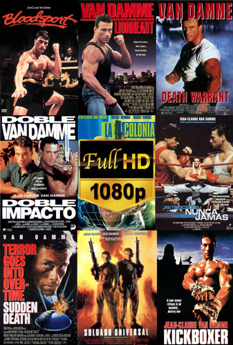 Serie De Peliculas Van Damme Bloodsport Kickboxer 