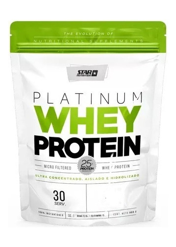 Suplemento En Polvo Star Nutrition Whey Protein Proteínas Sabor Strawberry Cream En Bolsa De 908g