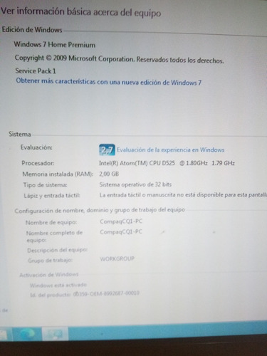 All In One Compaq Presario Cq1
