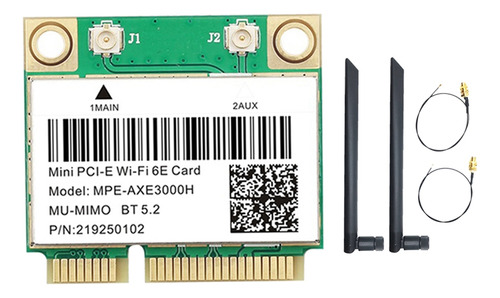 Wifi Card Mpe-axe3000h+dual Wifi 6e 2400 Mbps Pci-