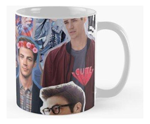 Taza X4 Grant Gustin Collage Calidad Premium