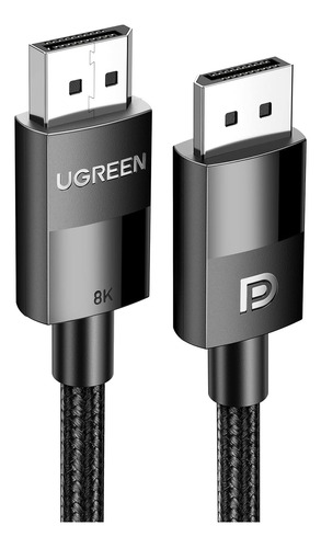 Ugreen Cable Displayport 8k Certificado Vesa 1.4 Dp114 80393