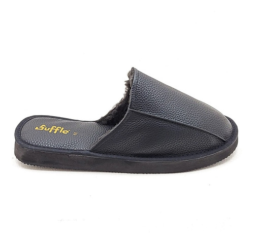 Imagen 1 de 3 de Pantuflas Chinela Hombre Papa Goma Con Corderito Suffle 170