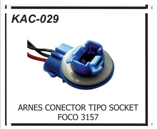 Conector Arnes Cuarto/direccional Del. Chevy C2 C3 Socket
