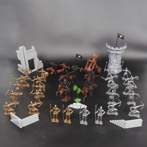 Medieval Knight Pretend Play Model Castle Building With