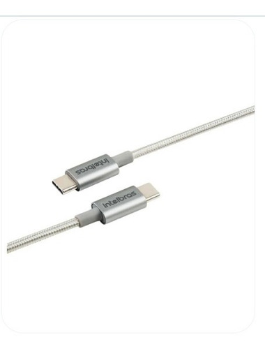 Imagem 4 de 5 de Cabo Usb-c Para Usb-c Eucc 15nb 3,0a 1,5m Nylon Branco