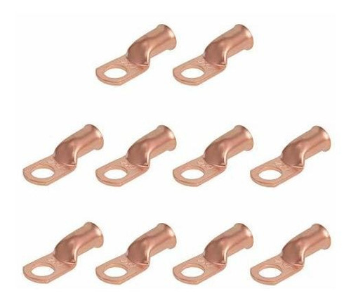 10 Pcs 2 0awg 1 2 Stud Terminales De Cobre De Servicio ...