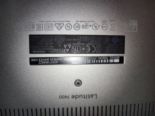 Laptop Dell Latitud 7400 (Usado)