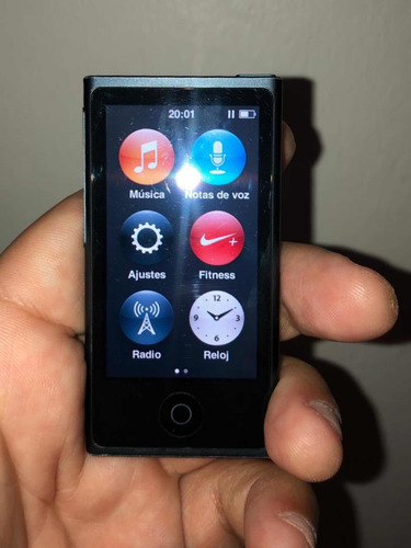 Imagen 2 de 2 de iPod Nano 7ma Generación 16gb Gris Plomo