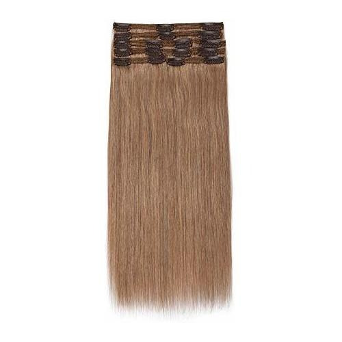 Mi-lady Doble Weft 100% Remy Humano Clip De Pelo En Nb7ww