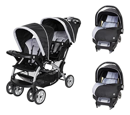 Baby Trend Sit N Stand - Cochecito De Bebé Doble De Viaje