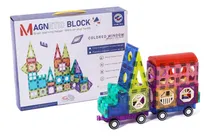 Comprar Juego Imanes Bloques Magneticos Construccion Niños (58pcs)