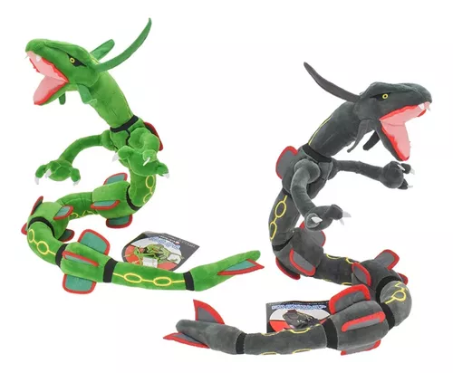 Pelúcia Shiny Mega Rayquaza Pokemon 83 cm