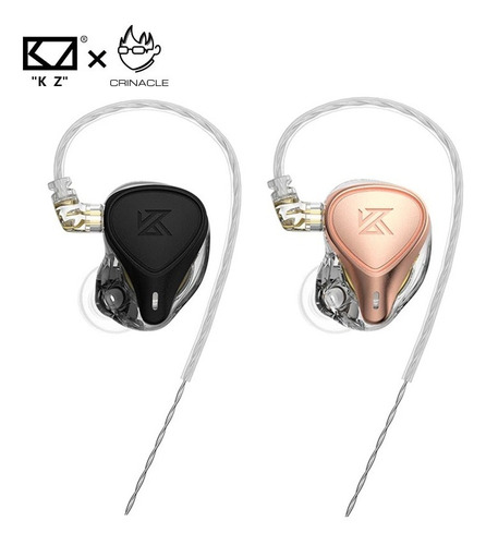 Imagen 6 de 6 de Auriculares In Ear Kz Zex Pro X Crinacle Con Microfono