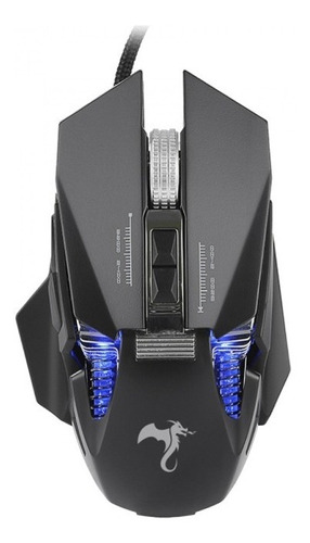 Mouse Gaming Kolke Kgm-499 Poseidon Retroiluminado Negro